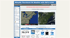 Desktop Screenshot of mikeymsweather.com